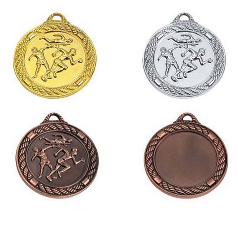 China Factory Hot Selling Gold Medals Billiga tomma insatsmedaljer Blankvete Medal