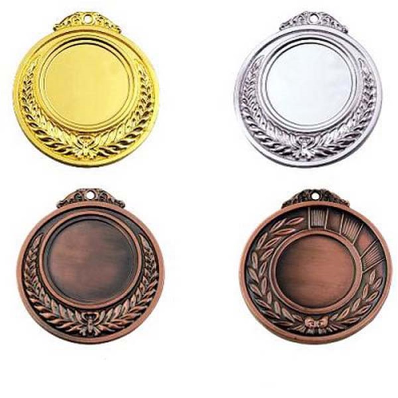 China Factory Hot Selling Gold Medals Billiga tomma insatsmedaljer Blankvete Medal