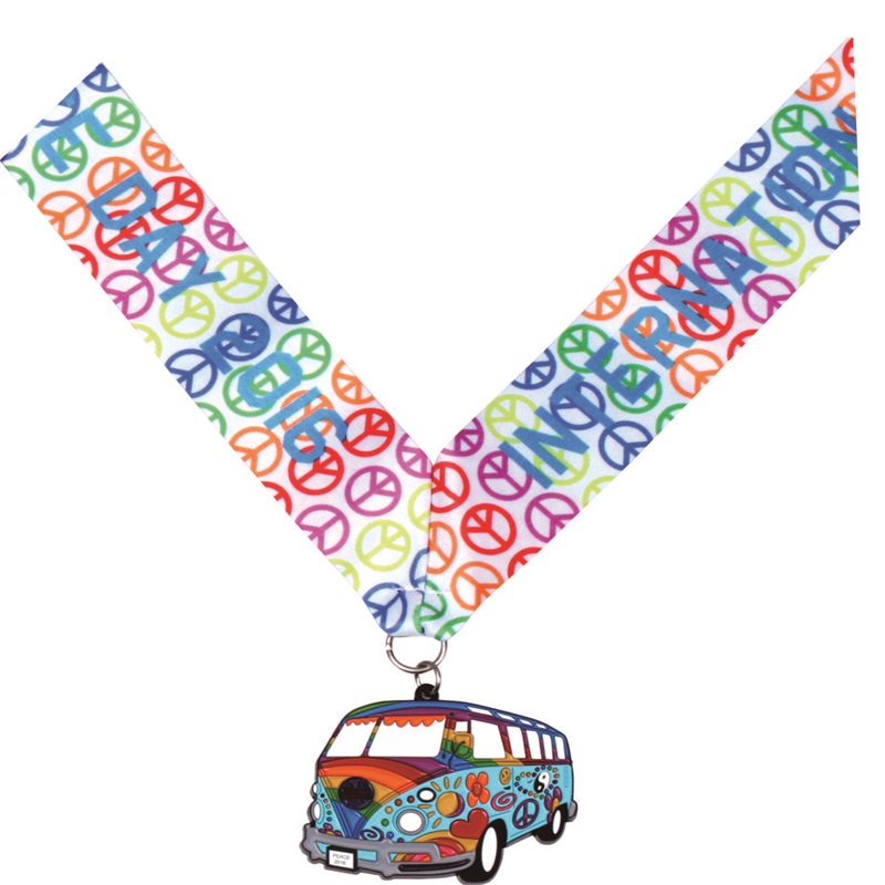 Fabrik grossist special design diecast medaljer donut medalj
