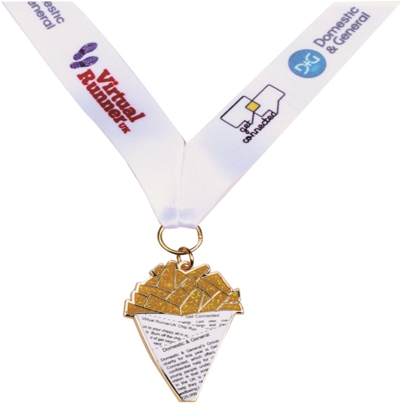 Fabrik grossist special design diecast medaljer donut medalj