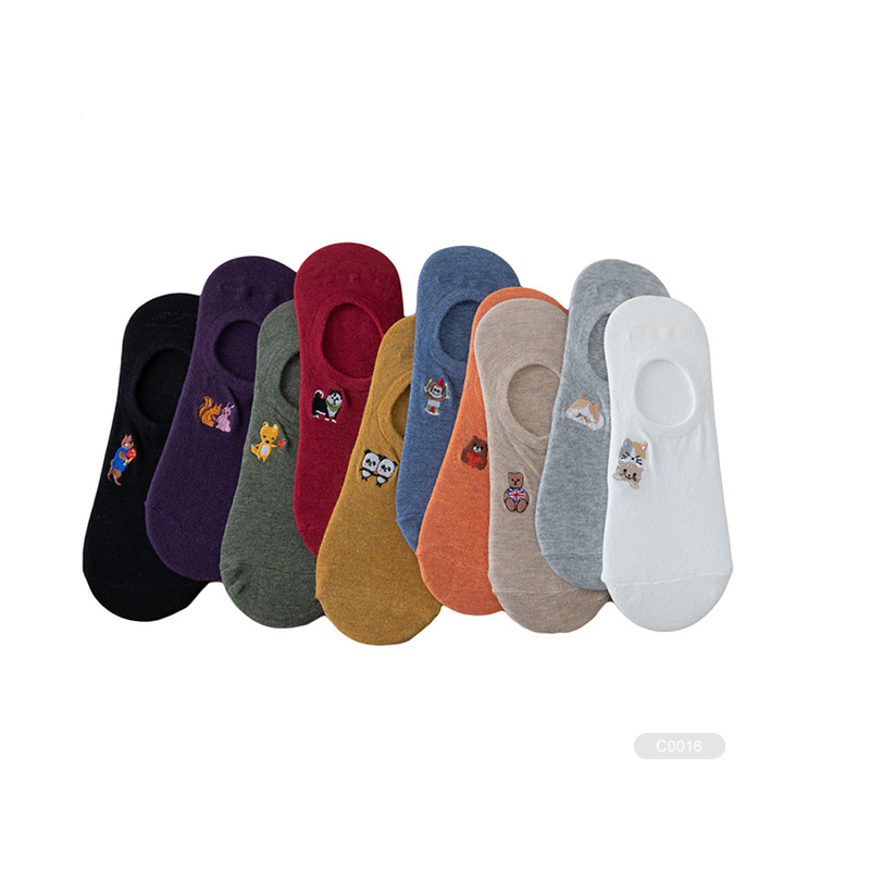 Foder- och lågstrumpor för kvinnliga strumpor för kvinnor Flat Lady Underwear Socks