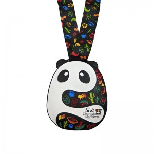 Partihandel anpassad sportmaratonprismedalj tomt guldpläterad souvenir metallmedalj