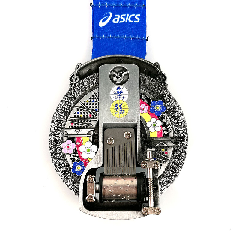 Anpassad sublimering Lanyard Metal Hollow Championship Super Hero Race Medal