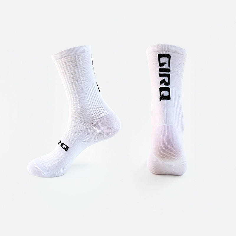 Klassisk anpassad logotyp Nylon andningsbara vandringscykel strumpor utomhus sportcykling strumpor