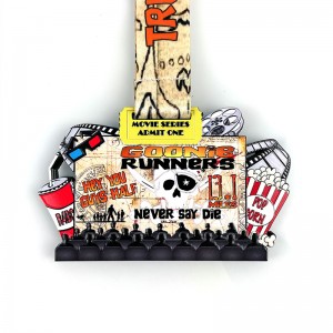 Metall- och tilldelningsmetallmedaljanpassad metallskuren medalmetal