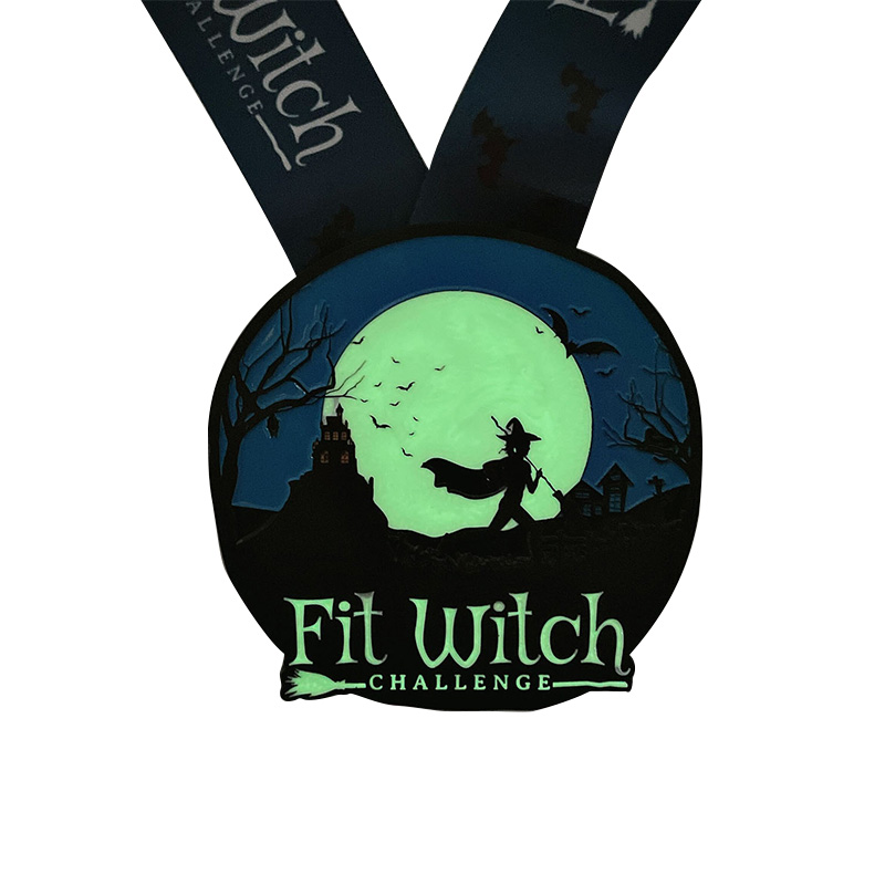 Anpassad Halloween medalje Halloween Run MedalS Night Run Medals Finisher MedalS Marathon Medals