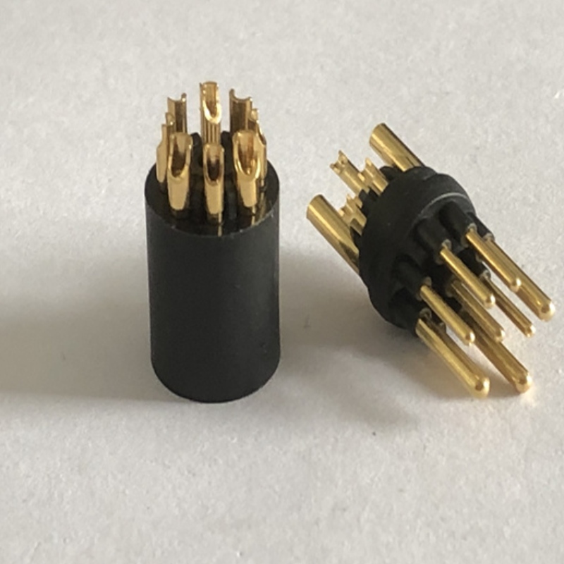 IP68 2-5 PIN-förlängningsvattentät strömkontakt M15 Manlig kvinnlig kabelfiber Fastanslutning