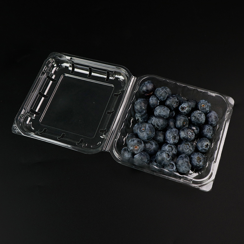 Blueberry Box Fruit Box med lock 103*108*42 mm Hgf-125b