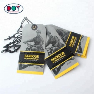 Beskrivning av hangtag, kort, kläder anpassade korthängtag