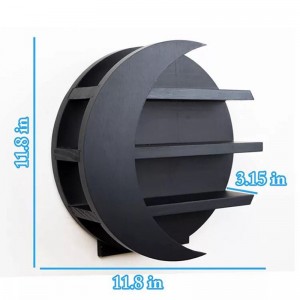 Moon Holder Wall eller Desktop Shelf Essential Oil Holder Crystal Holder