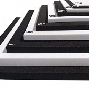 Hot-Selling Custom Black Eva Foam Sheets Godkvalitetschockeracksäker anti-glid packningsmiljövänligt smaklöst EVA-ark