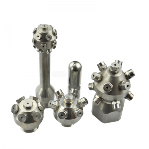 Högtrycksrengöring Full Cone Spray Tank Jet Munstycke Behållare Trumrör Rengöring av det roterande spraymunstycket