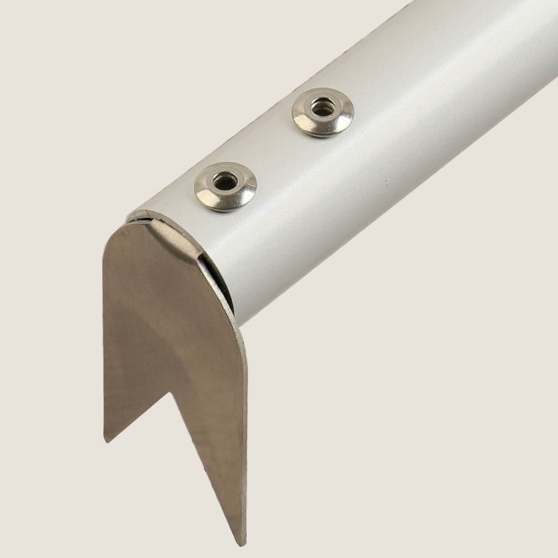 Pizza Fork rostfritt stål Pizza Flipper Turner 43cm/16.9 tum långt handtag pizza snurrande gaffel för pizzaugn/grill, lätt att vrida peel för pizza