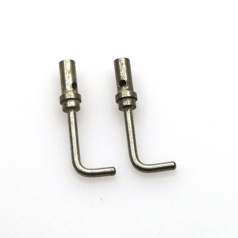 Mässing Plug&Sockets Pin --- Rätt vinkeländ