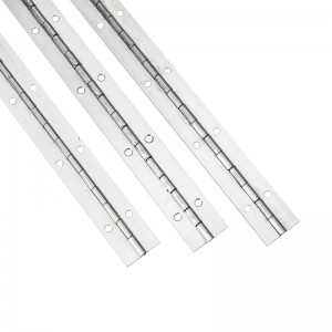 Standardstorlek lång gångjärn 201#72 \'\'*1 rostfritt stål piano gångjärn kontinuerligt radskåp piano gångjärn