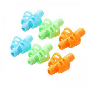 Silikonpennhållare för 2-4 år gammal småbarnshandskriftsställning Korrigeringsträning Skrivande aids, pennahållare för dagis klassrum, förskolebarn,nybörjare författare speciella behov