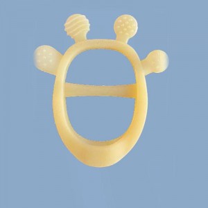 Silikon baby teether leksaker för spädbarn 3+månader, bpa gratis droppe-resistant silikon vantar tänder leksaker för öm tandlättnad, baby tuggleksaker för sugbehov