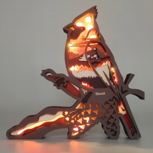 3D trägjurfågelornament