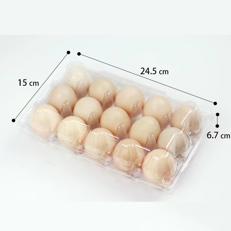 Äggfack 245*150*67 mm 15 spår 36 g