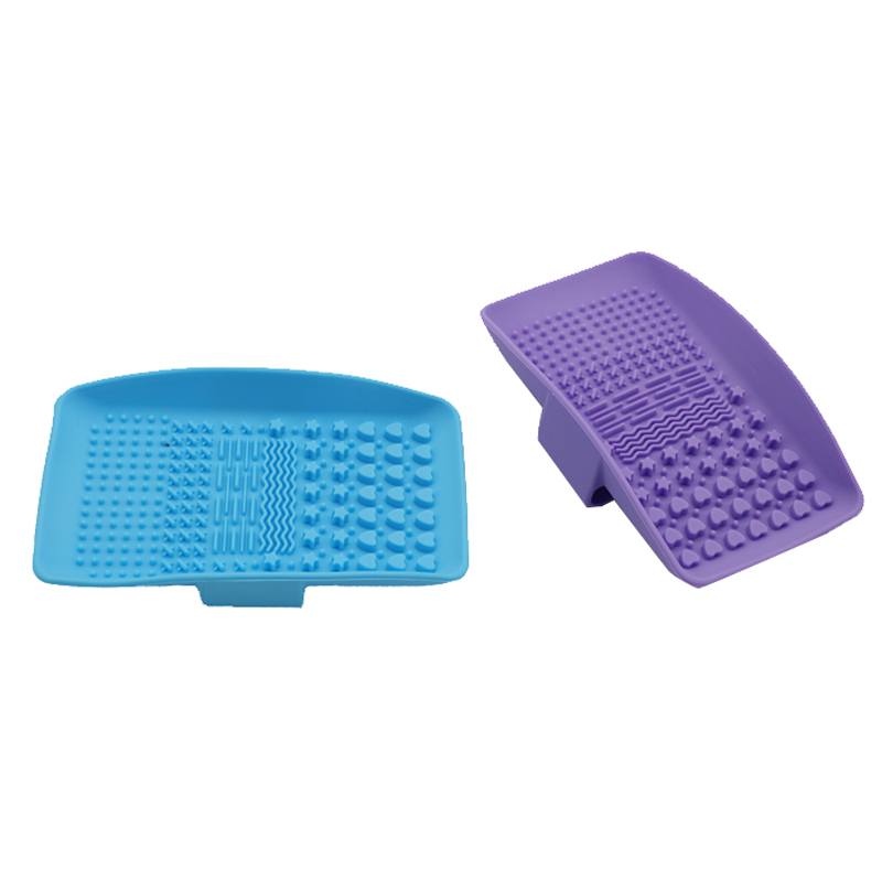 Silikon Makeup Brushrengöringsmatta, Makeup Brush Cleaner, Portable Makeup Brush Cleaner Pad, Cosmetic Brush Washing Tool