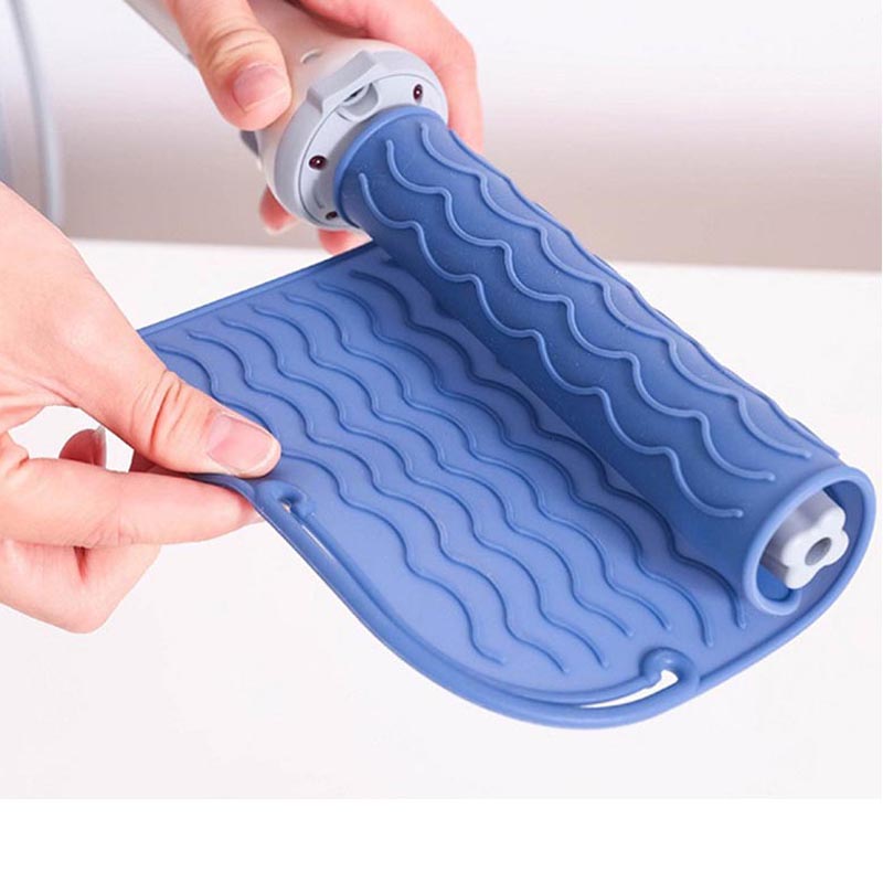 Värmebeständig dyna curling järn varmt verktygshållare hår rätare rese bär silikon dyna lätt att rengöra hållbar