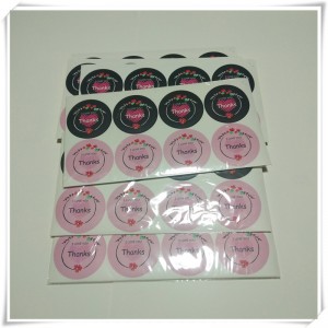 Cirkulär etikettklistermärke