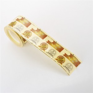 Produktetikettklistermärke