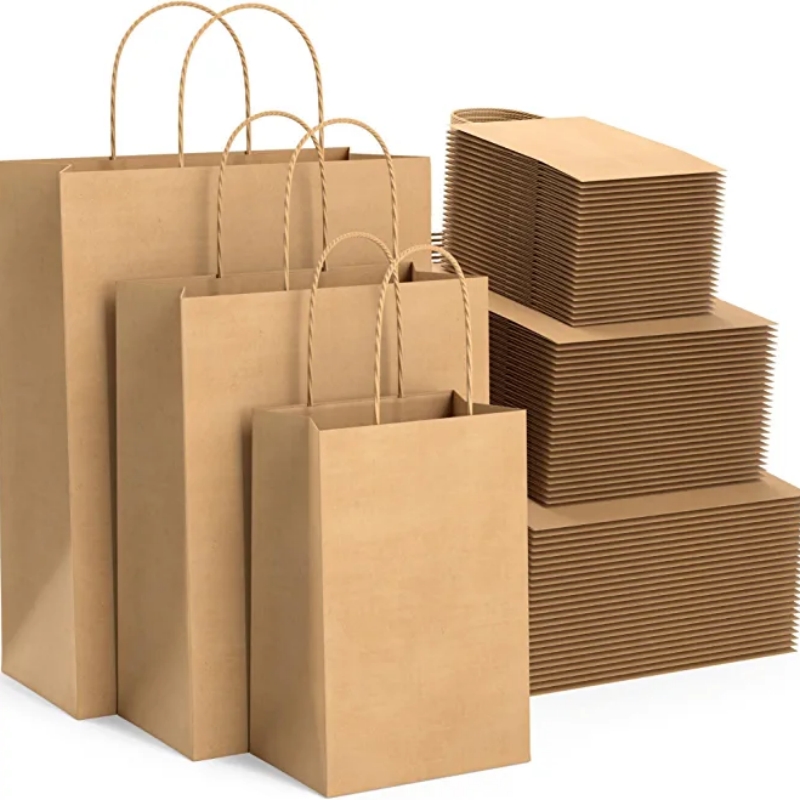 Miljövänlig Kraft papperspåse
