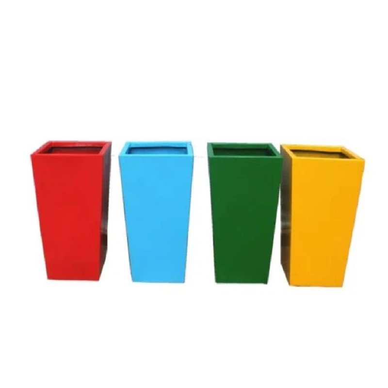 Fiberglas Planter anpassade FRP -blomkrukor