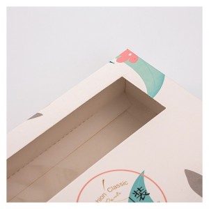 Utsökta presentförpackning med fönsteröppning