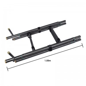 Kolfiber taktisk bärbar stege