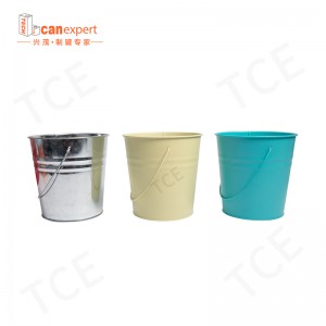 Tce-Wholesale Custom Printed Gift Tin Can komprimerad 0,28 mm Big Capacity Craft Gift Tin Can