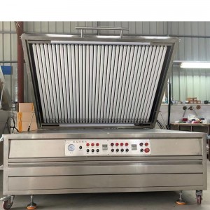 Flexo -tryckning fotopolymerplatta exponering och stickness borttagande maskin för flexo platta tillverkare