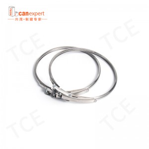 TCE- FACTORY HOT SALE IRON HOOP OF ORCHID METALPAIL ACCIORTERS