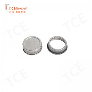 TCE-Factory Direct Metal kan skruva munnen 42 mm diameter 0,25 mm tjocklek skruvlock