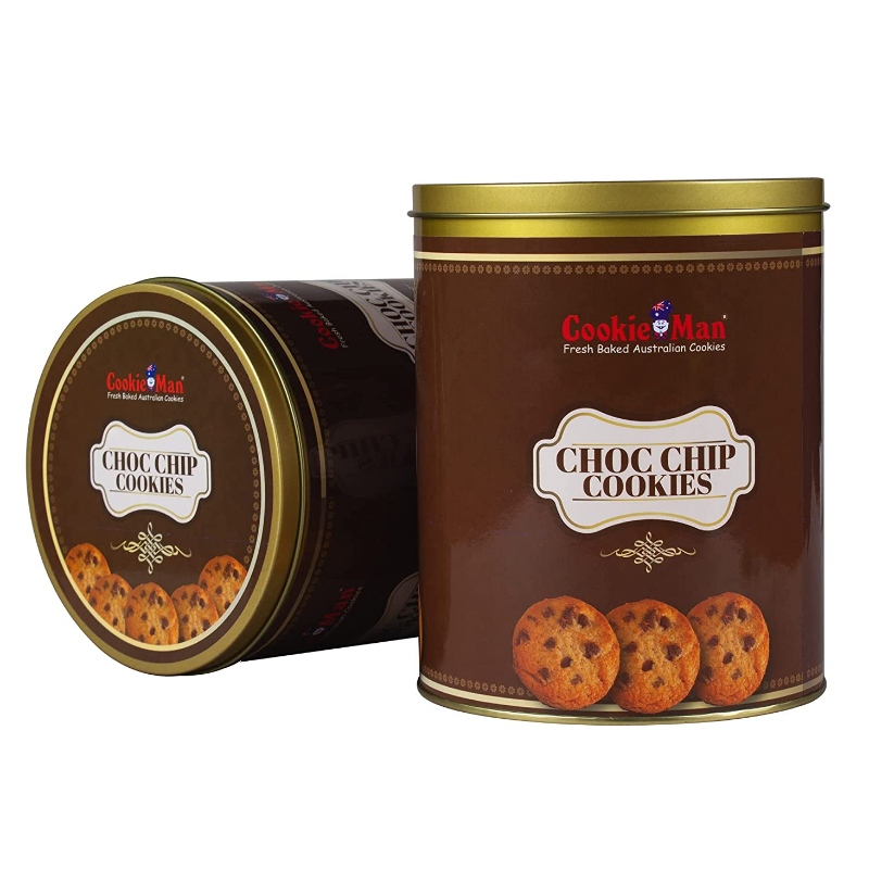 TCE- Hot Selling Product Cylindrical Tin Can Food High Quality Metal Biscuit Can