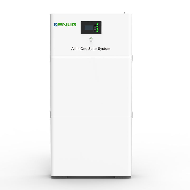 Kenlig Energy Storage System 51.2V 100AH ​​/200AH 5.12KWH/10KWH Battery Plus med inverterare allt i ett solsystem LifePo4 litium-jon-batteri