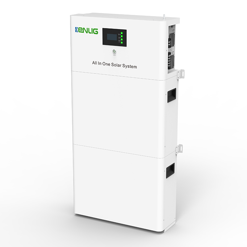 Kenlig Energy Storage System 51.2V 100AH ​​/200AH 5.12KWH/10KWH Battery Plus med inverterare allt i ett solsystem LifePo4 litium-jon-batteri