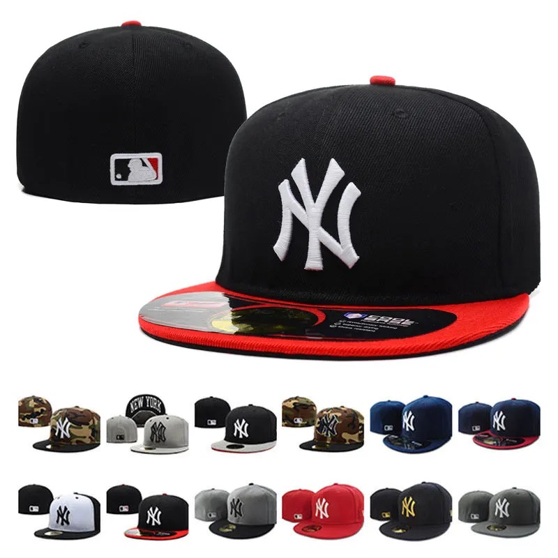 2023 Fashion Custom 6 Panel Flat Brim Embroidered Logo Men \\ 's utomhussport baseballmössa hattar för grossist