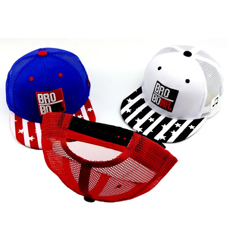 Anpassad 3D -broderi Gorras Casquette de Hip Hop Sports Caps Baseball Hat New Vintage Cap Era En ram Mesh Snapback Cap