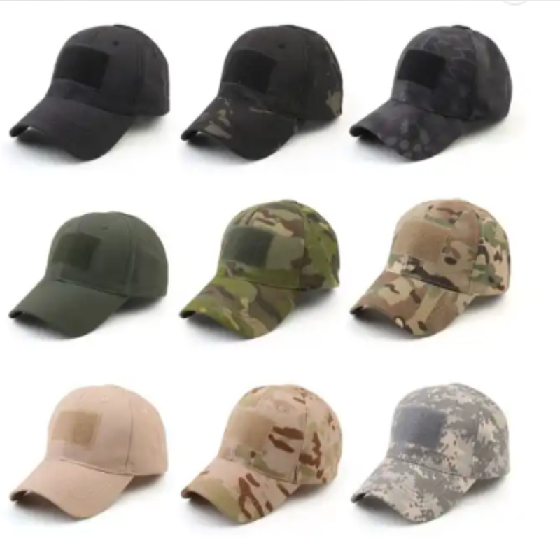 Partihandel DIY Design Hook and Loop Patch Camouflaged Camo Cap Hat