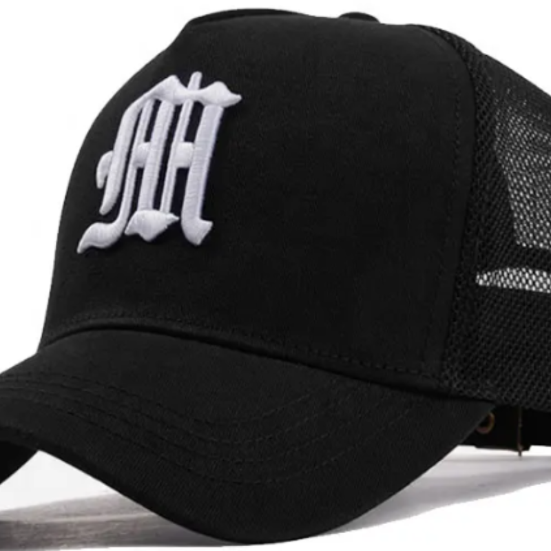 Anpassad din egen logotyp Promoting Men \\ 's 5 Panel Mesh Snapback Trucker Hat Cap Custom Brodery Trucker Baseball Cap Trucker Hat
