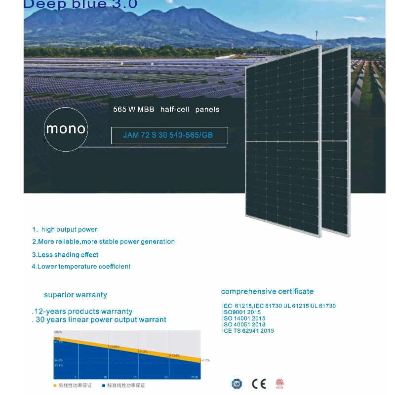 Blue Sun Light Solar Panels Systems Högkvalitativa trevligt pris online grossist