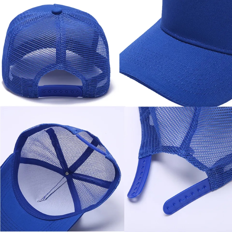 Anpassningsbar OEM -logotyp Summer Mesh Baseball Cap Baseball Cap Unisex Mesh Hat For Men Women