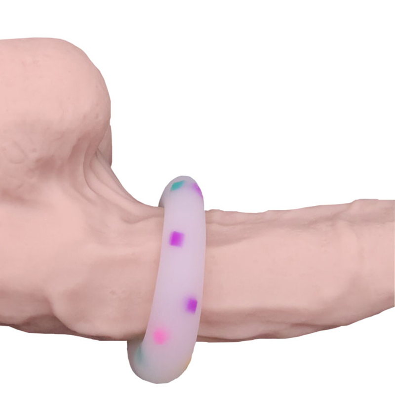 Hot Selling Men Sex Toy Penis Ring Cock Ring for Men Masturbation (Jelly)