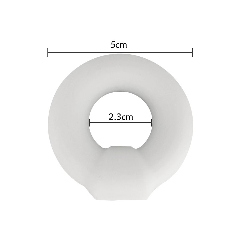 Hot Selling Men Sex Toy Penis Ring Cock Ring for Men Masturbation (svartvitt)