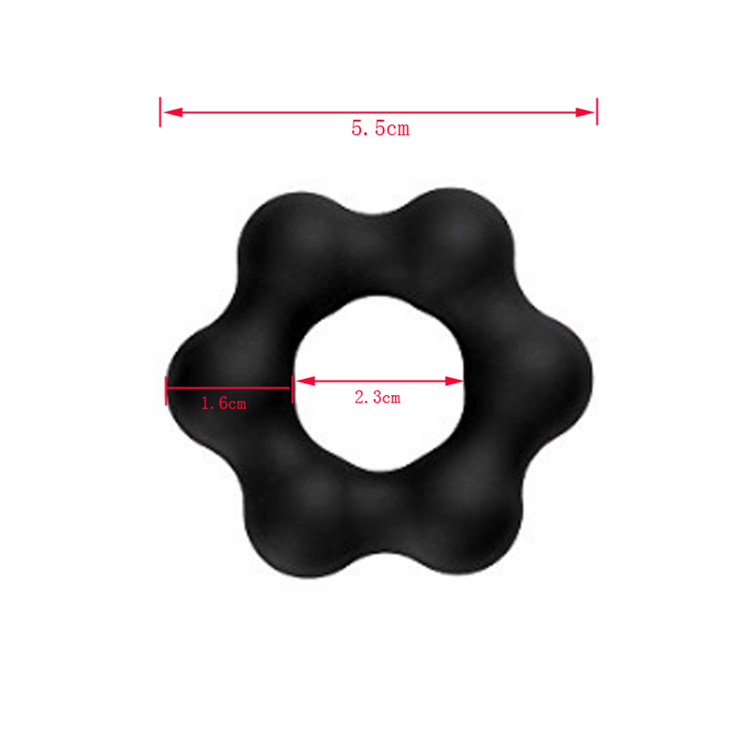 Hot Selling Men Sex Toy Penis Ring Cock Ring for Men Masturbation (Six Bead)