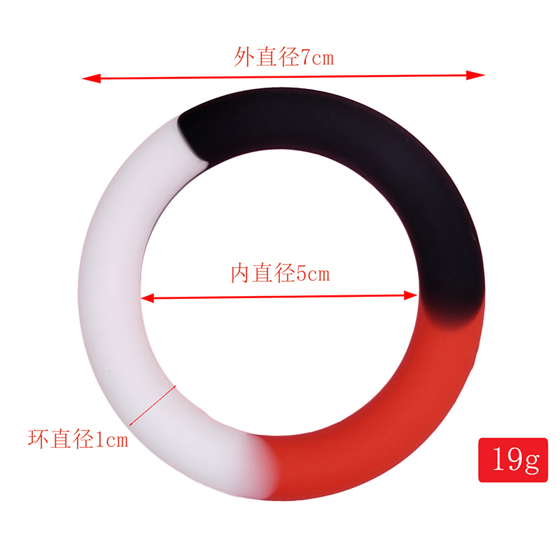 Hot Selling Men Sex Toy Penis Ring Cock Ring for Men Masturbation (5-Circle 3-Color)
