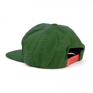 corduroy 5 panel broderi logotyp kepsar ostrukturerade snapback hattar i bulk