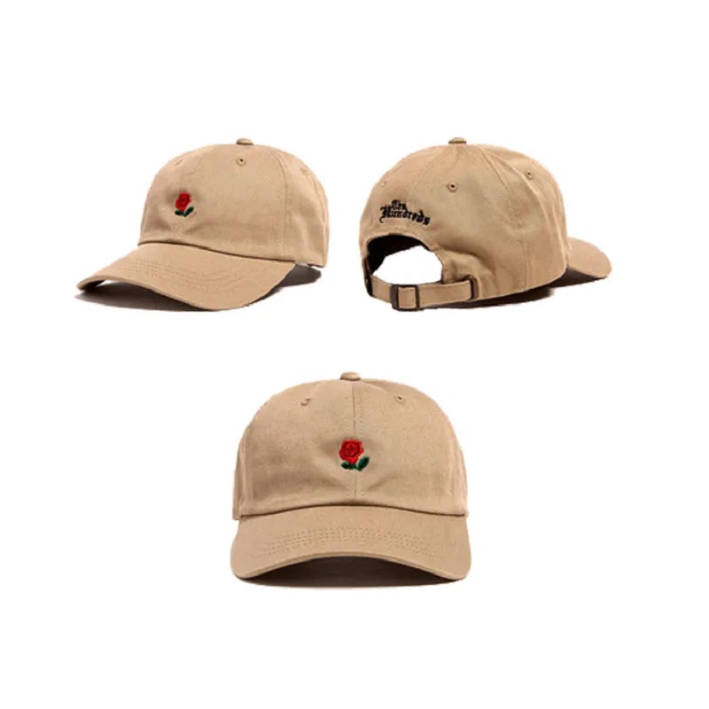 Designa din egen 6 panel cap anpassad broderad baseball cap pappa hattar